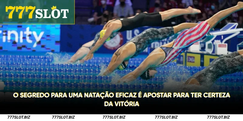 O segredo para uma natação eficaz é apostar para ter certeza da vitória